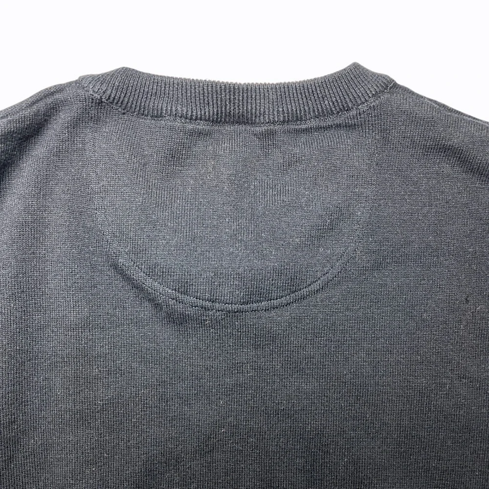 The‎ Savile Row Company London Sweater Men's XXL Black 100% Cotton V-Neck EUC
